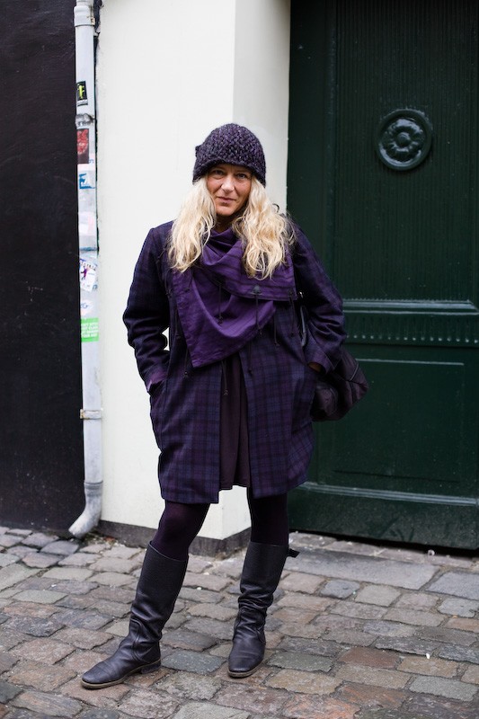 Dark Plaid Coat – Copenhagen, Krystalgade