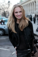 A Model’s Smile – Paris, Outside Rochas A Model’s Smile – Paris, Outside Rochas